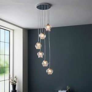 cardiff-6-lights-ribbed-ceiling-pendant-light-chrome