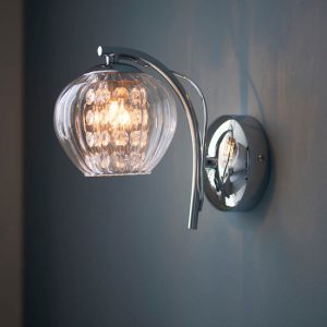 cardiff-mesmer-clear-ribbed-glass-wall-light-chrome