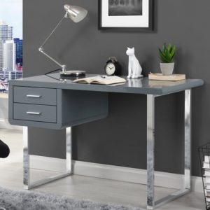 carlo-computer-desk-high-gloss-grey-chrome-legs