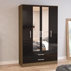 carola-wide-mirrored-wardrobe-walnut-black-min