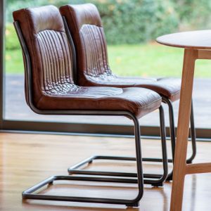 carpi-brown-leather-dining-chairs-metal-frame-pair1