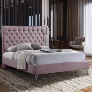 carrara-plush-velvet-double-bed-pink