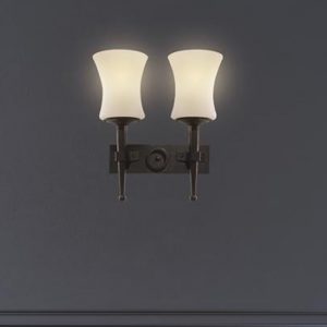 cartwheel-black-iron-twin-light-wall-light-sanded-glass