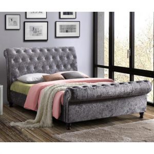 castello-fabric-double-bed-in-steel-crushed-velvet