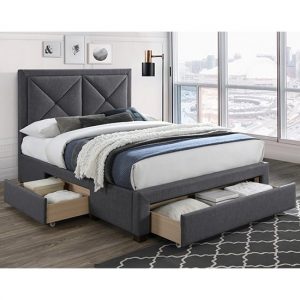 cezanne-fabric-double-bed-drawers-dark-grey