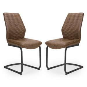 charlie-antique-brown-faux-leather-dining-chairs-a-pair