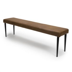 charlie-dining-bench-antique-brown-leather-metal-base