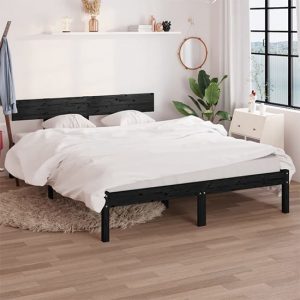 chavez-solid-pinewood-double-bed-black
