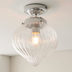 cheston-clear-ribb-glass-shade-flush-ceiling-light-chrome