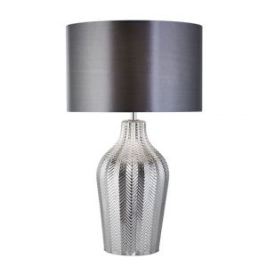 chevron-table-lamp-grey-shade-smoked-ribbed-glass-base