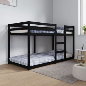 chiyo-pine-wood-single-bunk-bed-black