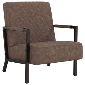 cielo-faux-leather-armchair-dark-brown-black-frame