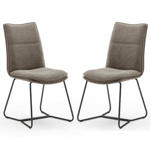 ciko-cappuccino-fabric-dining-chairs-black-legs-pair