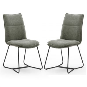 ciko-olive-fabric-dining-chairs-matt-black-legs-pair