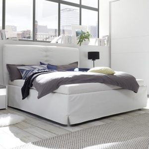 civic-faux-leather-double-bed-white