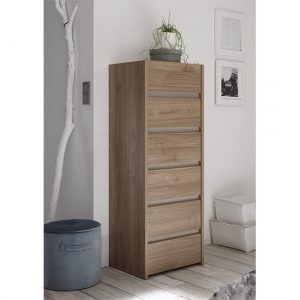 civic-narrow-chest-of-drawers-stelvio-walnut-clay-effect