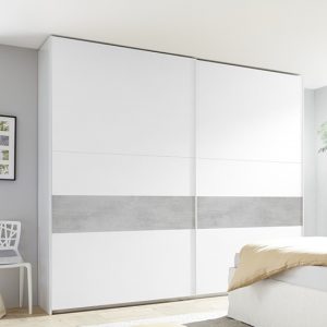 civico-tall-slide-door-wardrobe-matt-white-cement-effect