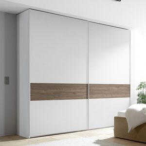 civico-tall-slide-door-wardrobe-matt-white-dark-walnut