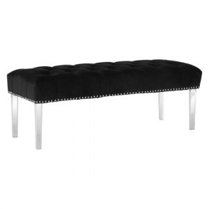clarox-upholstered-velvet-dining-bench-black