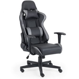 clive-faux-leather-gaming-chair-black-grey