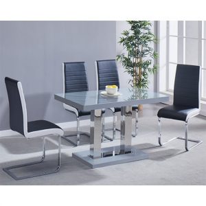 coco-gloss-grey-dining-table-4-sym-black-white-chairs