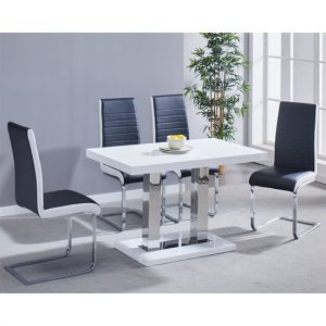 coco-gloss-white-dining-table-4-sym-black-white-chairs