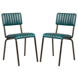 corx-ribbed-vintage-teal-leather-dining-chairs-pair