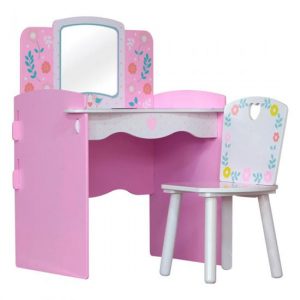 country-cottage-kids-dressing-table-pink-white-chair