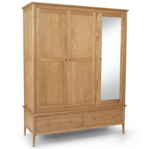 courbet-triple-door-wardrobe-light-solid-oak-mirror
