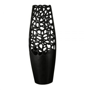 crackly-aluminium-small-decorative-vase-matt-black