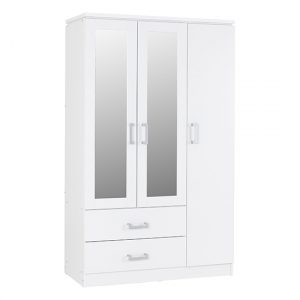 crieff-mirrored-wardrobe-3-doors-2-drawers-white