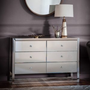 cutlier-mirrored-chest-of-6-drawers-steel-legs-silver