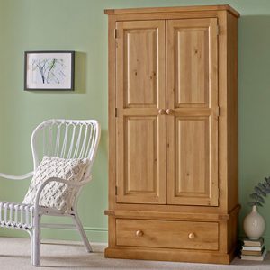 cyprian-wooden-double-door-wardrobe-chunky-pine-1-drawer