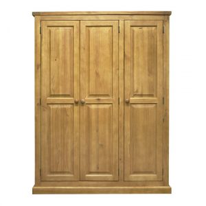 cyprian-wooden-triple-door-wardrobe-chunky-pine