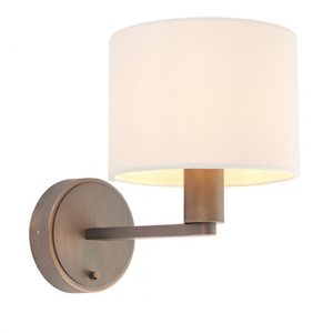 daley-white-fabric-shades-wall-light-dark-antique-bronze