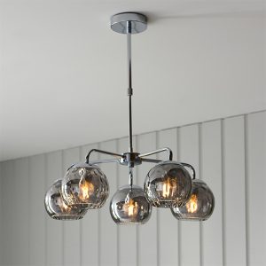 daloa-smokey-glass-5-lights-ceiling-light-polished-chrome