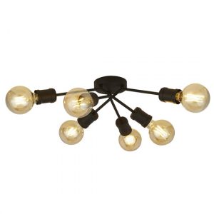 dance-6-lights-flush-ceiling-light-sand-black