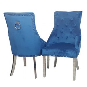 dessel-plain-knocker-blue-velvet-dining-chairs-pair