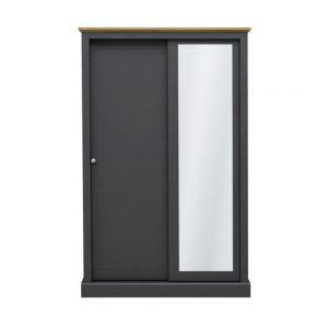 devon-wooden-sliding-wardrobe-charcoal-2-doors