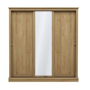 devon-wooden-sliding-wardrobe-oak-3-doors