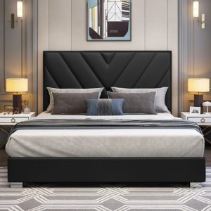 dewitt-plush-velvet-double-bed-black