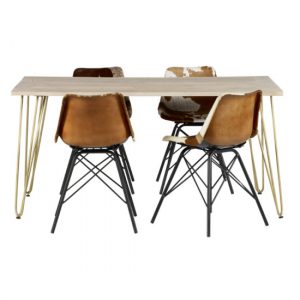 dhort-dining-table-natural-4-cowhide-catila-chairs