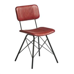 donna-genuine-leather-dining-chair-vintage-red
