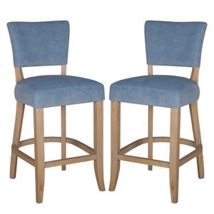 dukes-blue-velvet-bar-chairs-wooden-frame-pair