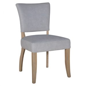 dukes-velvet-dining-chair-wooden-frame-light-grey