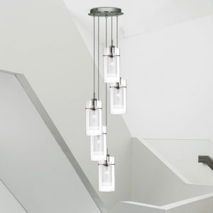 duo-5-lights-clear-glass-ceiling-pendant-light-chrome