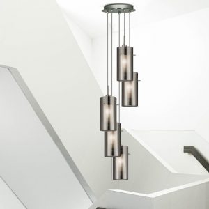 duo-5-lights-smoked-glass-ceiling-pendant-light-chrome