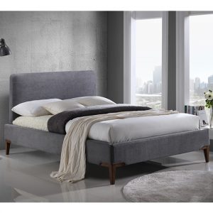 durban-fabric-upholstered-double-bed-grey-with-oak-legs
