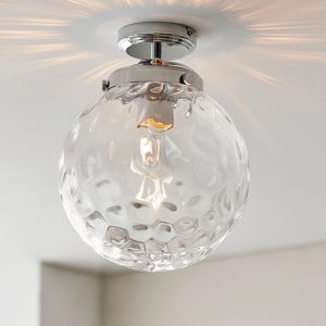 elston-clear-glass-flush-ceiling-light-chrome
