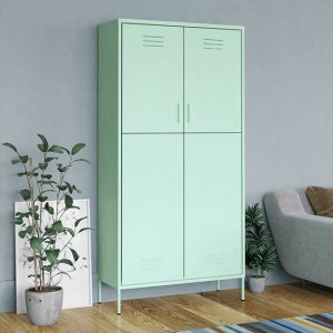 emrik-steel-wardrobe-2-doors-mint